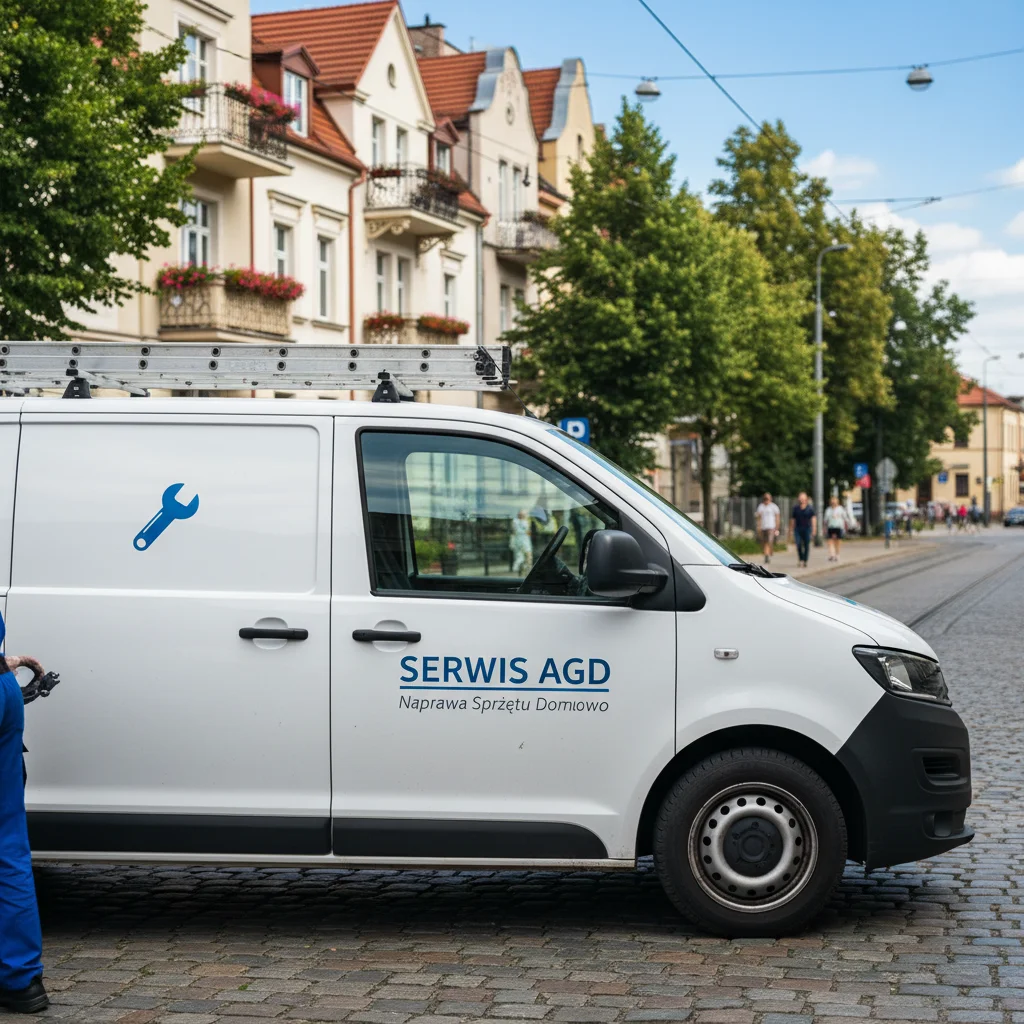 Serwisant AGD przy pracy w Białystok