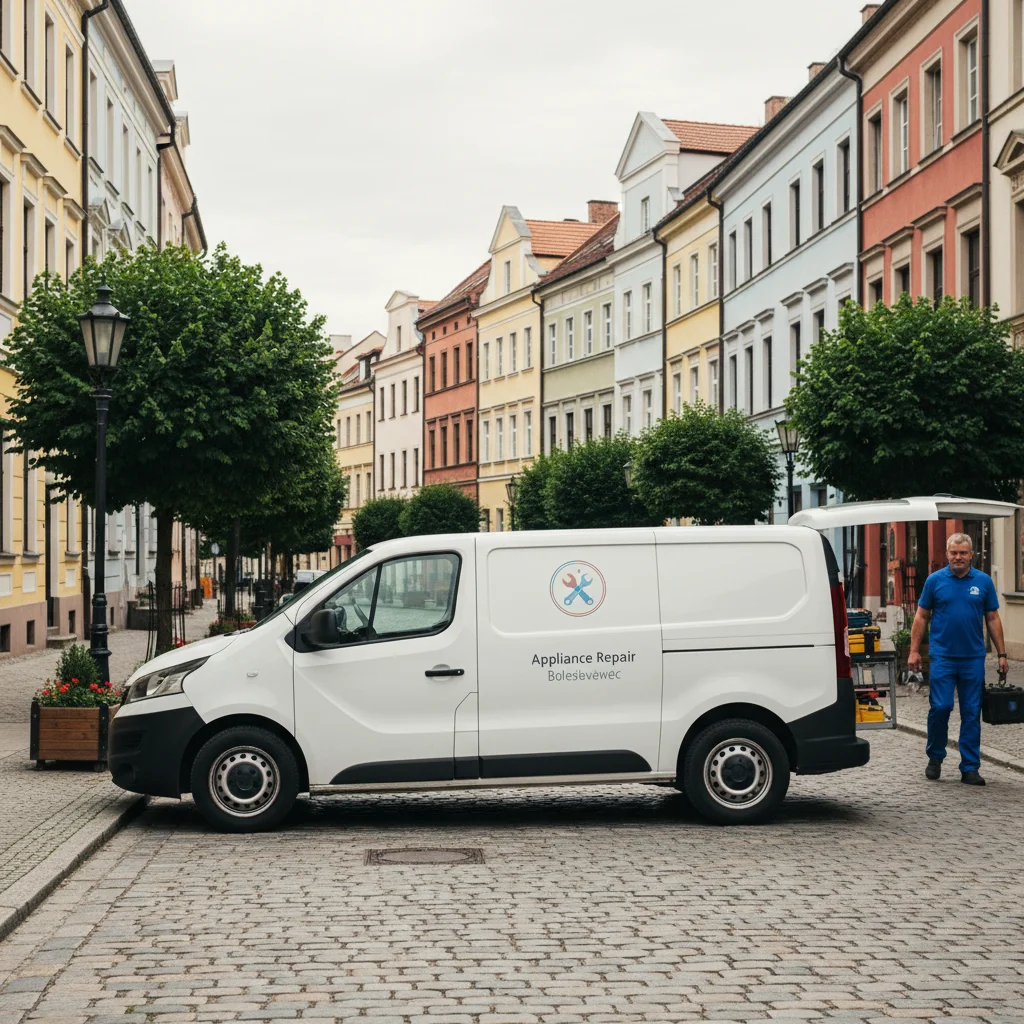 Serwisant AGD przy pracy w Bolesławiec