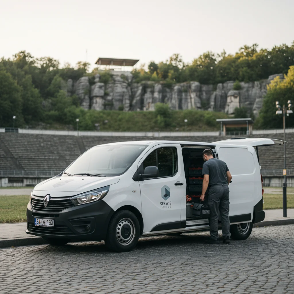 Serwisant AGD przy pracy w Kielce