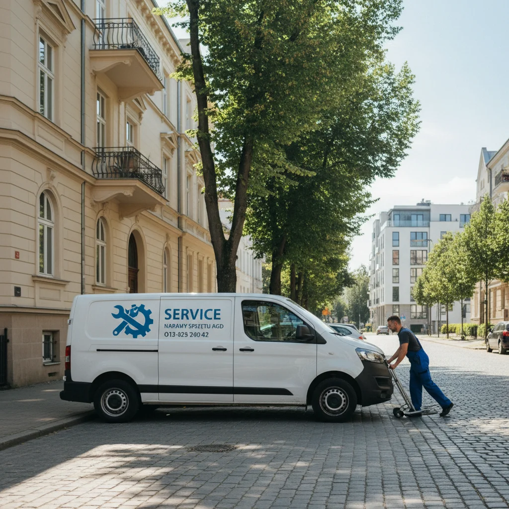 Serwisant AGD przy pracy w Koszalin