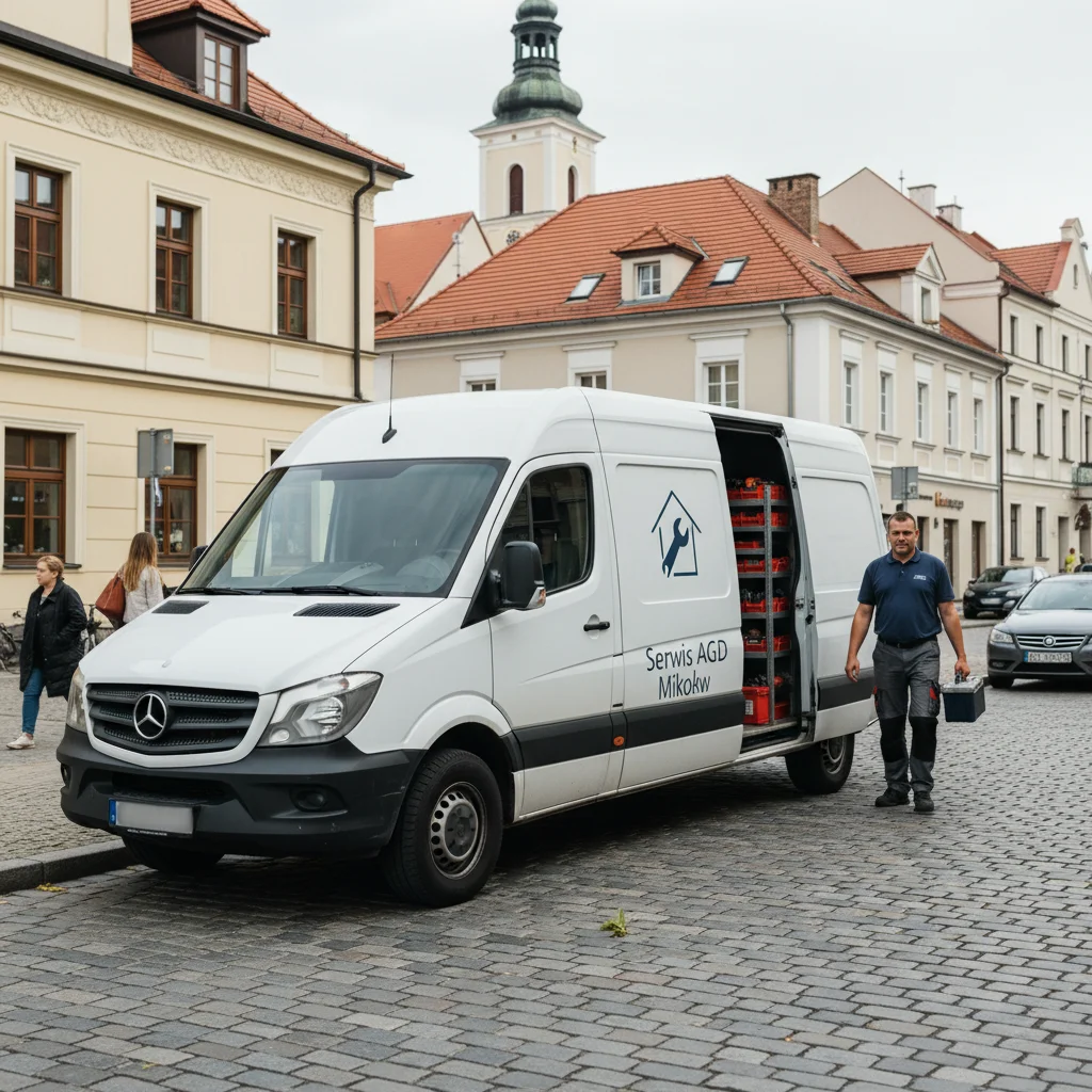 Serwisant AGD przy pracy w Mikołów