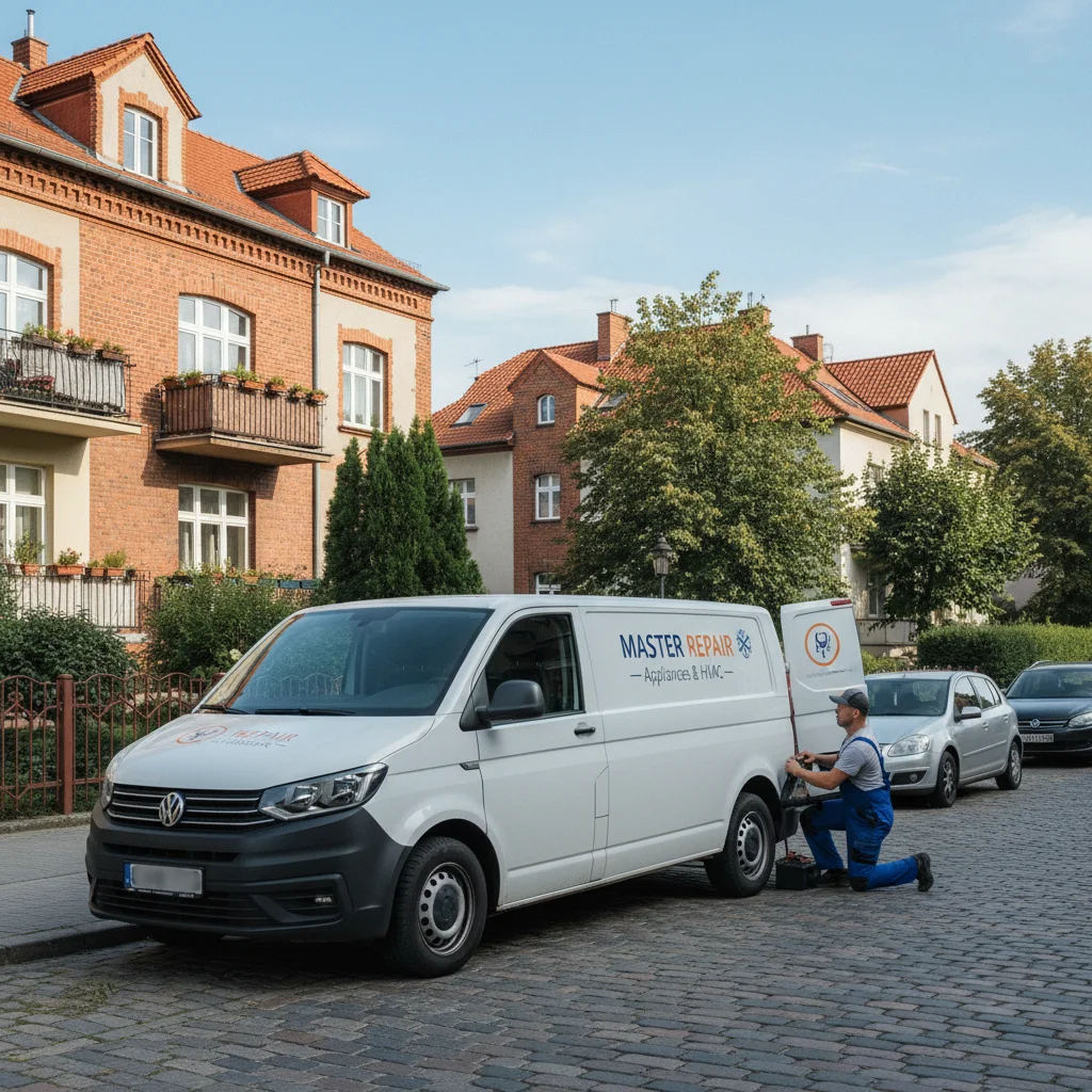 Serwisant AGD przy pracy w Mysłowice