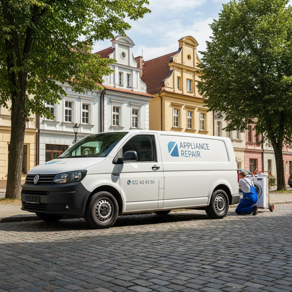 Serwisant AGD przy pracy w Oleśnica