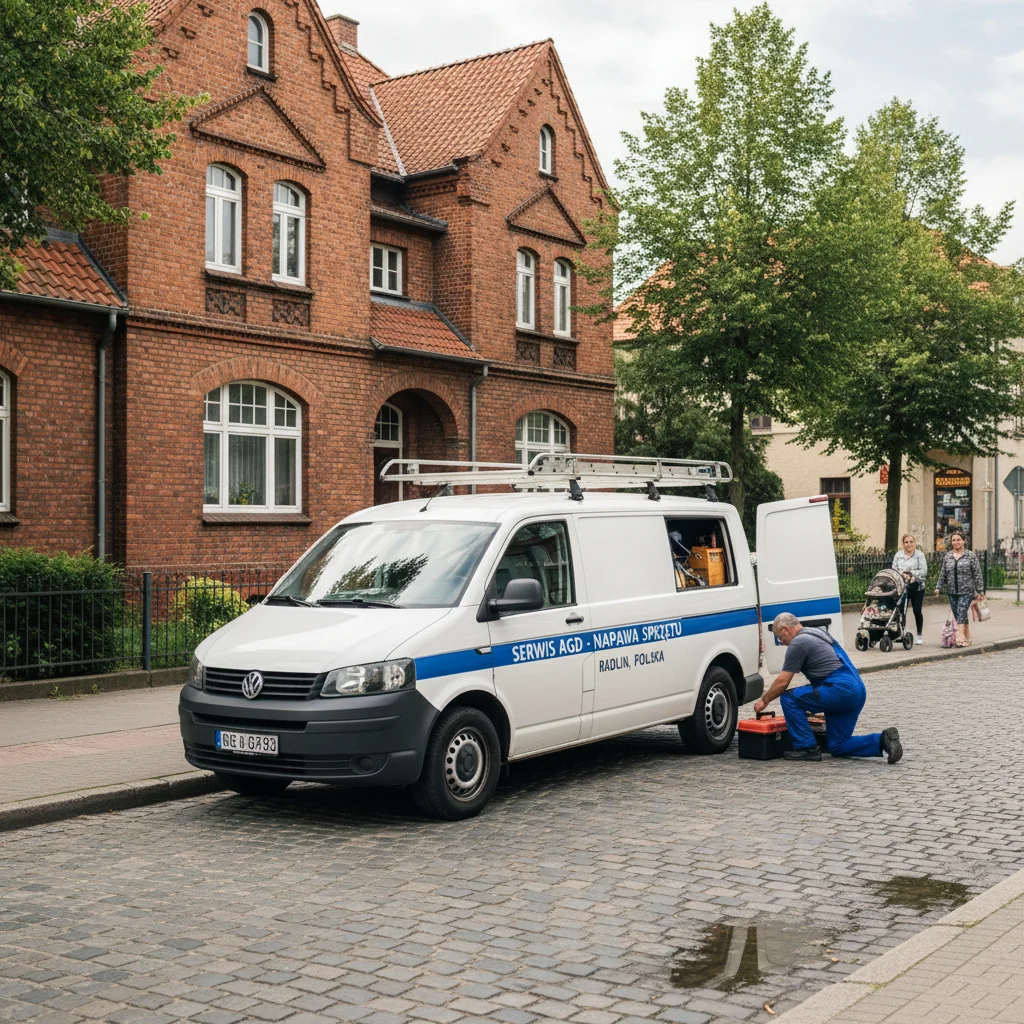 Serwisant AGD przy pracy w Radlin