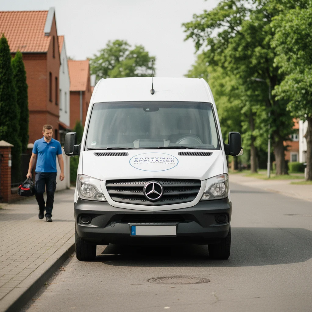 Serwisant AGD przy pracy w Radzymin