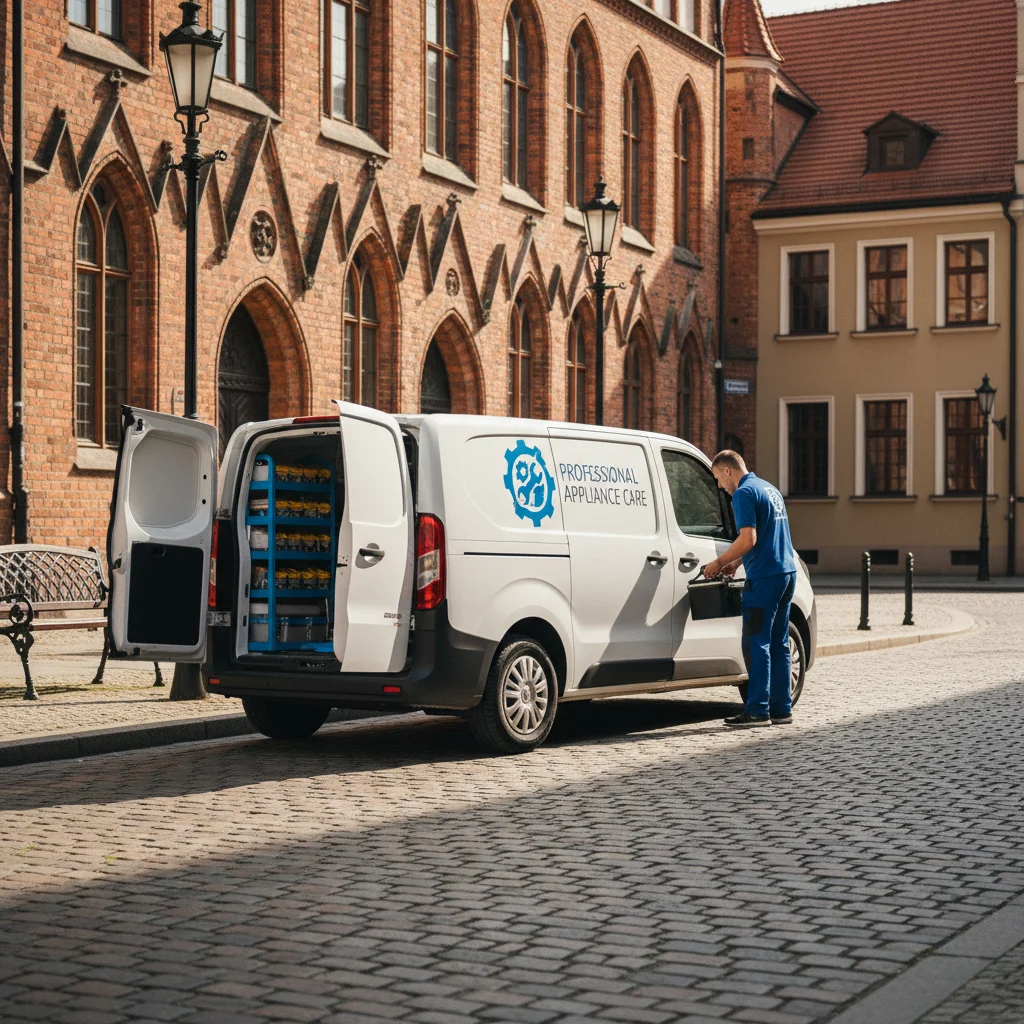 Serwisant AGD przy pracy w Toruń