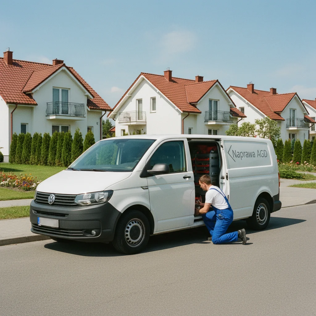 Serwisant AGD przy pracy w Ząbki