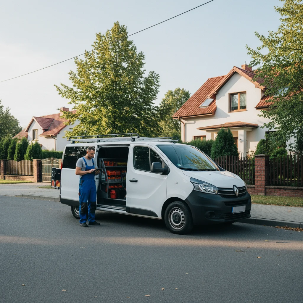 Serwisant AGD przy pracy w Zielonka